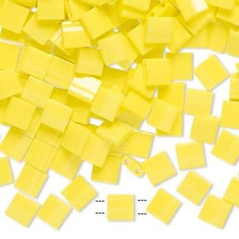 Miyuki Tila Opaque Yellow 10Gms A1468