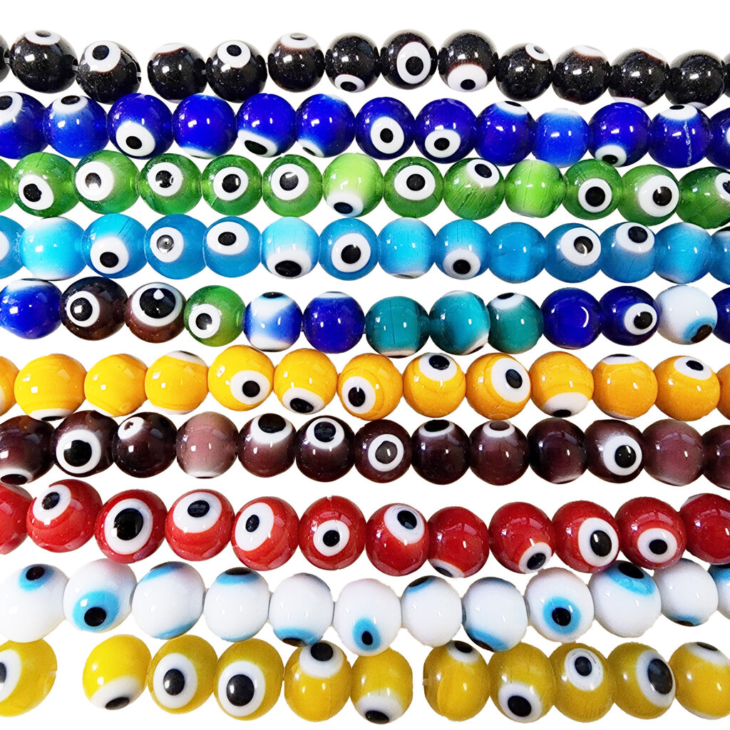 Evil Eye Glass Beads Strand