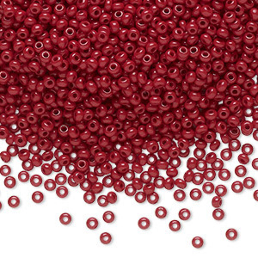 Preciosa Sb#11 Loose Opaque Red Coral 50gm pkg.