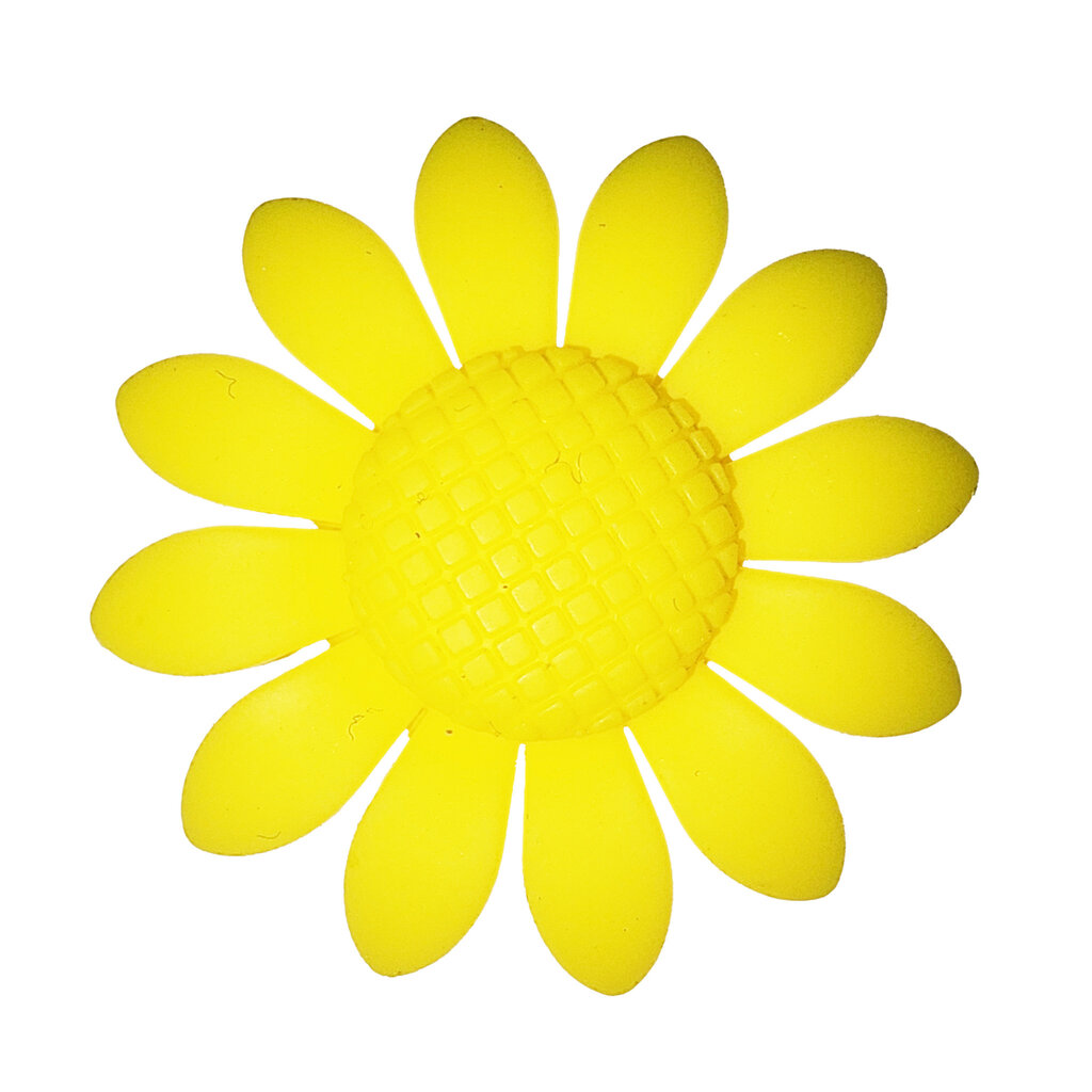 Silicone Bead Sunflower Silicone Charm 40mm