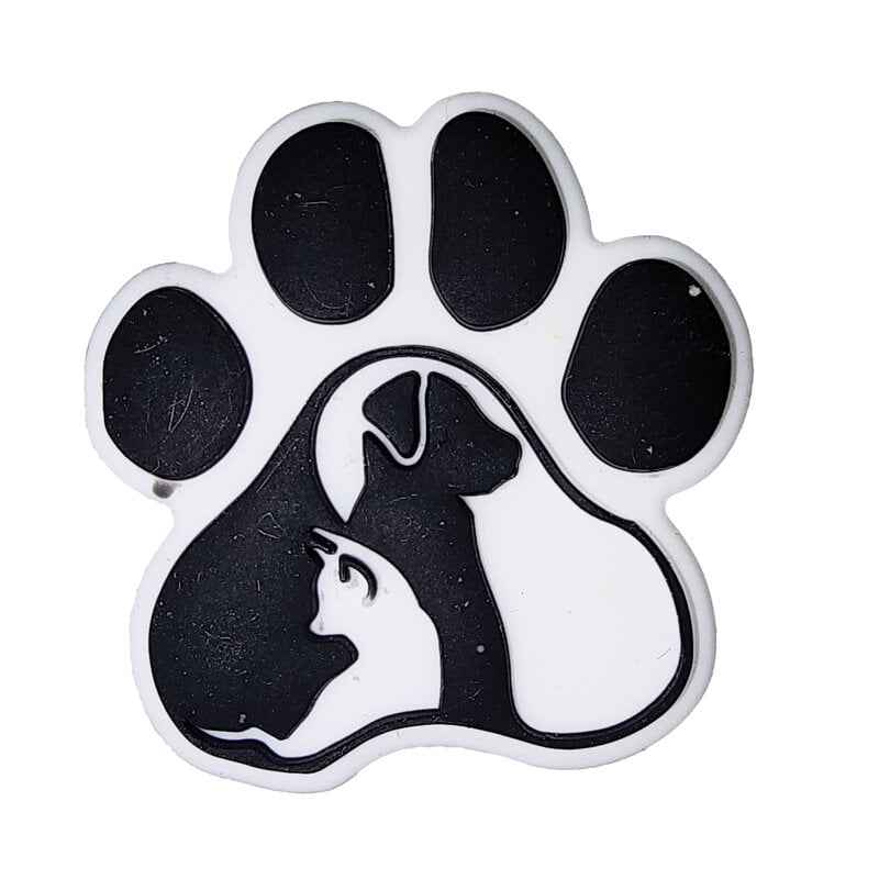 Paw Silicone Charm 28mm