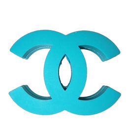 Double C Silicone Charm 25x34mm