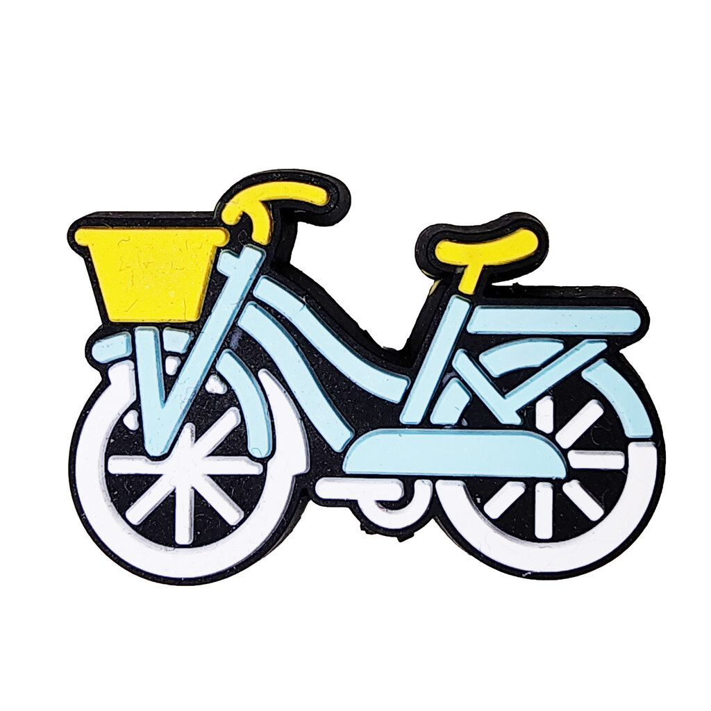 Bike Silicone Charm 21x30mm