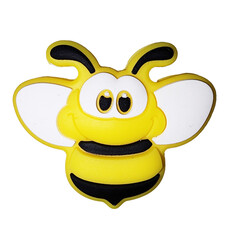 Bumblebee Silicone Charm 29x26mm