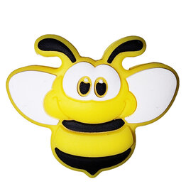 Silicone Bead Bumblebee Silicone Charm 29x26mm