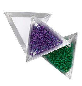 Triangle Sorting Tray Aluminum 3-1/4 x 3-1/4 x 3-1/4" 12pcs