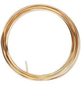 ParaWire ParaWire Gold-Finished Copper Square Wire 21Gauge 4Yards
