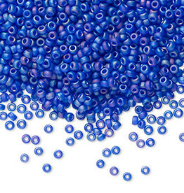 Rocaille #11 Rocaille Seed Bead TL Matte Rainbow Cobalt 25gms