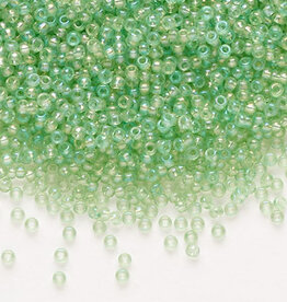 Preciosa Sb#11 Loose TL Solgel Dyed Rainbow Lime Green 50-gm pkg.