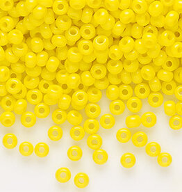 Preciosa Sb#8 Loose Opaque Lemon Yellow 50gm pkg.