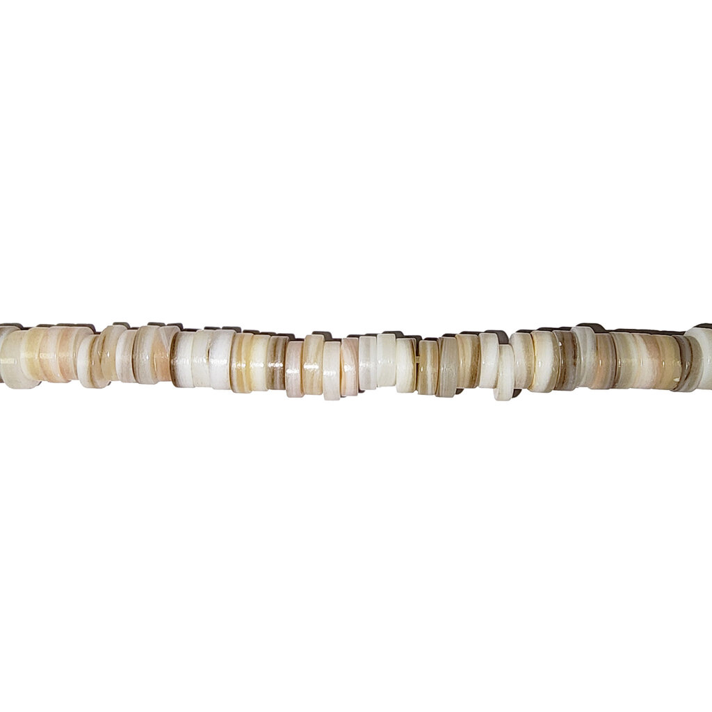 Shell Beads Heishi 16" Strand
