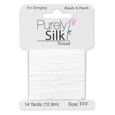Purely Silk Thread Silk White FFF 14Yrds