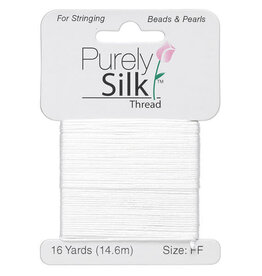 Purely Silk Thread Silk White FF 16Yrds