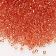 Miyuki Delica #11 Transparent Peach DB1302 7.5gms
