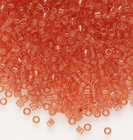Miyuki Delica #11 Transparent Peach DB1302 7.5gms