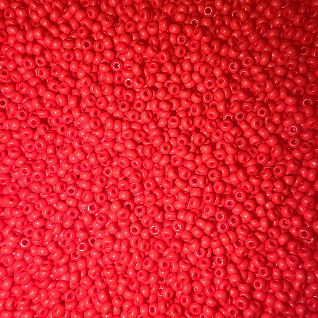 Preciosa Preciosa C#13 Opaque Bright Red Coral 50gms