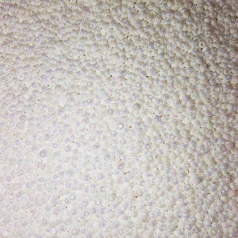 Preciosa C#13 Opaque Rnbw White 50gms