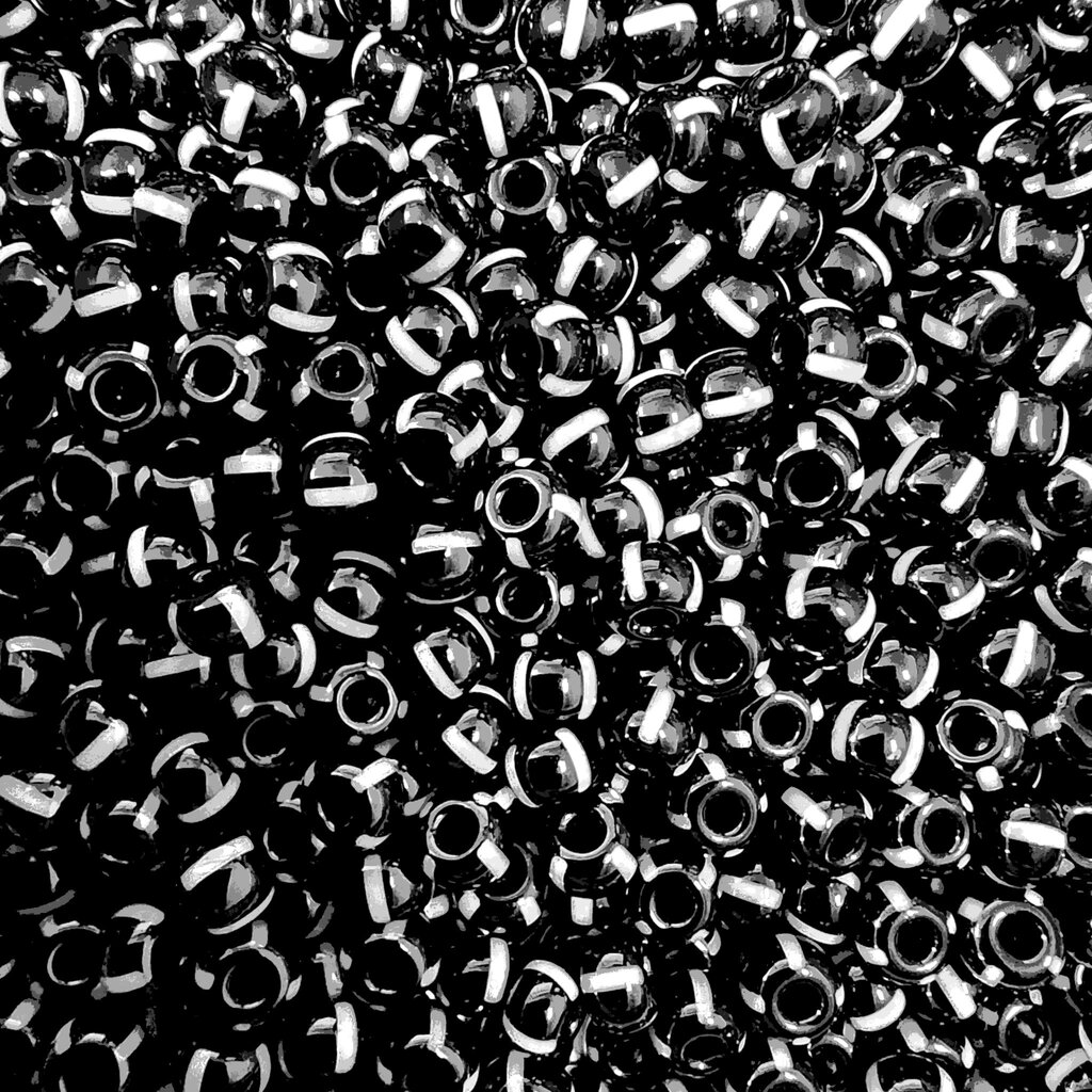 Preciosa C#5  Opaque Black Stripe 50gms