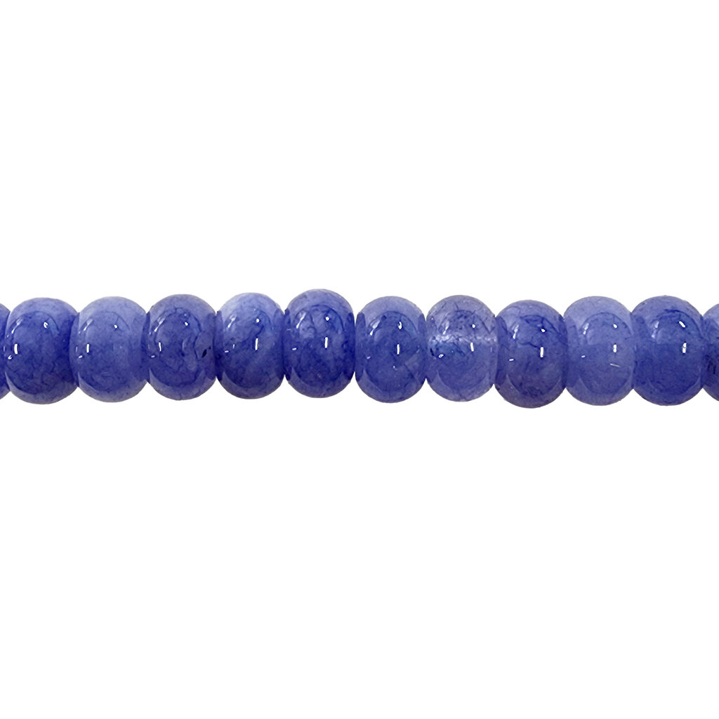 Tanzanite Smooth Rondelle 16" Strand