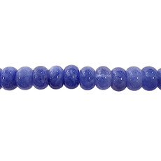 Tanzanite Smooth Rondelle 16" Strand