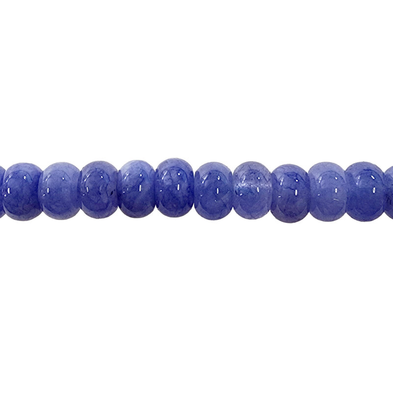 Tanzanite Smooth Rondelle 16" Strand