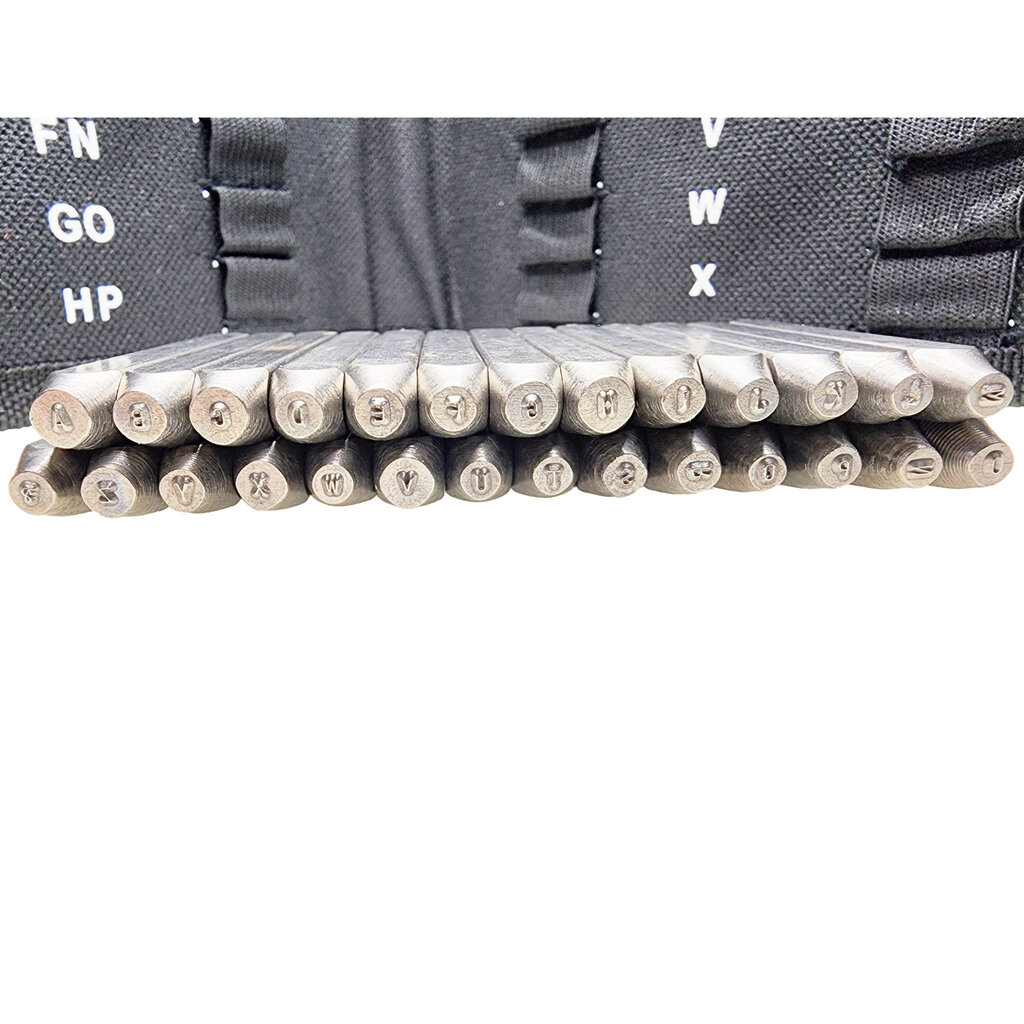 Beadsmith Gothic Uppercase Punch Set w/ Case 27Pcs 1.5mm