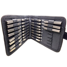Beadsmith Gothic Uppercase Punch Set w/ Case 27Pcs 1.5mm