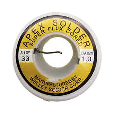 Welley Solder Corp. Apex Solder Super Flux Cored Alloy 33 1mm