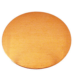 Beadsmith Brass Round Stamping 1.50In 24ga. 2pcs.