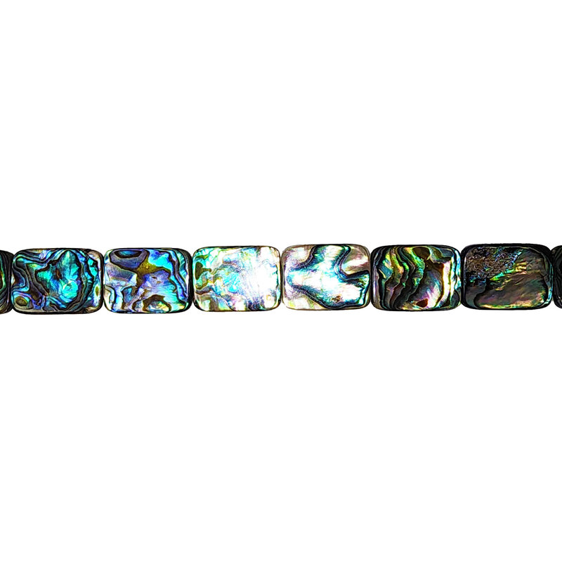 Rectangle Abalone Beads 16" Strand