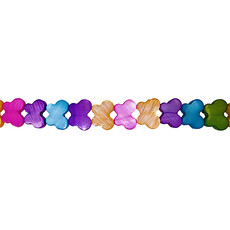 Butterfly Multi Color Shell Beads 16" Strand