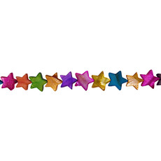 Star Multi Color Shell Beads 16" Strand
