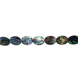 Oval Abalone Beads 16" Strand