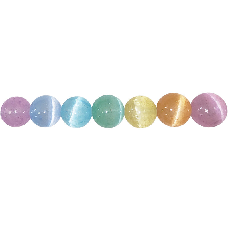 Multi Color Selenite 16" Strand