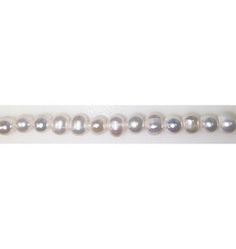 Button Fresh Water Pearl 16" Strand