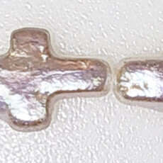 Cross Fresh Water Pearl 16" Strand