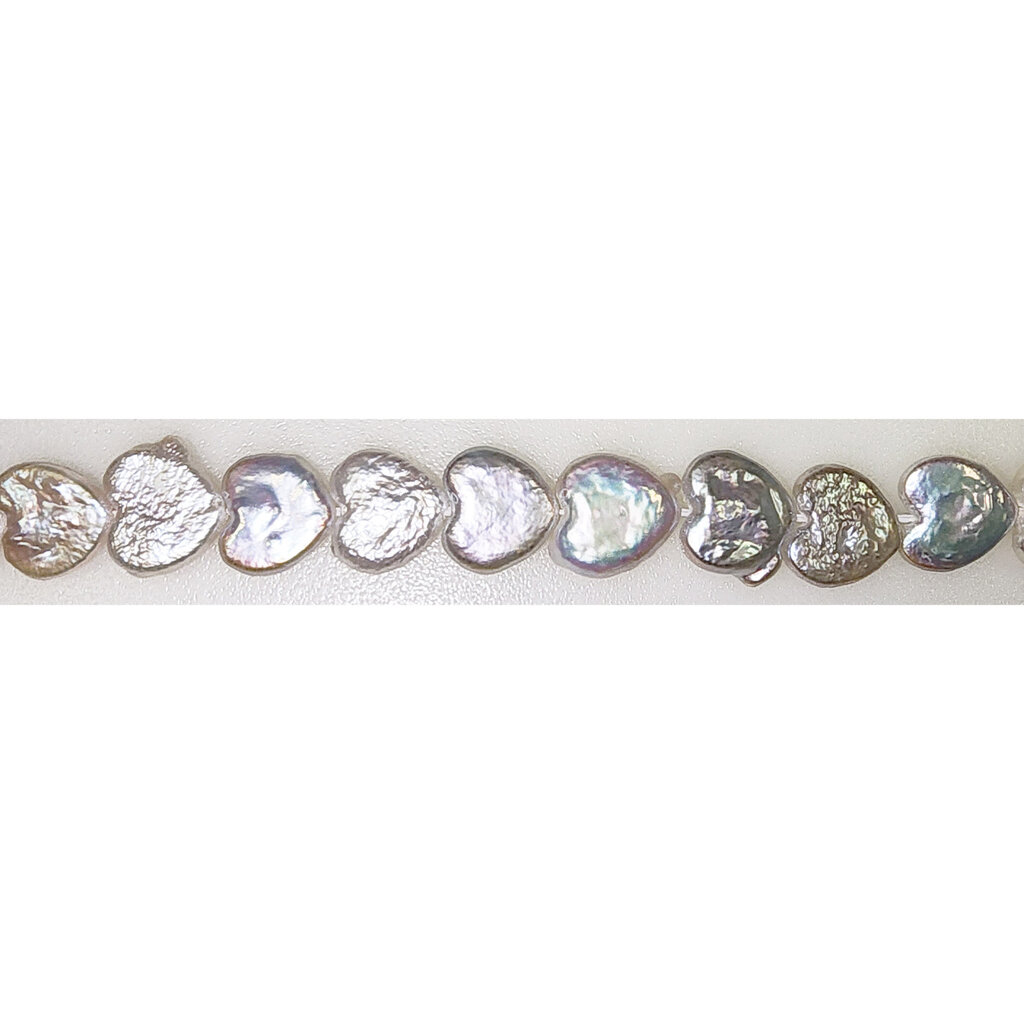 Heart Fresh Water Pearl 16" Strand