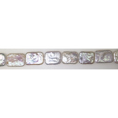 Rectangle Fresh Water Pearl 16" Strand
