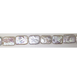 Rectangle Fresh Water Pearl 16" Strand