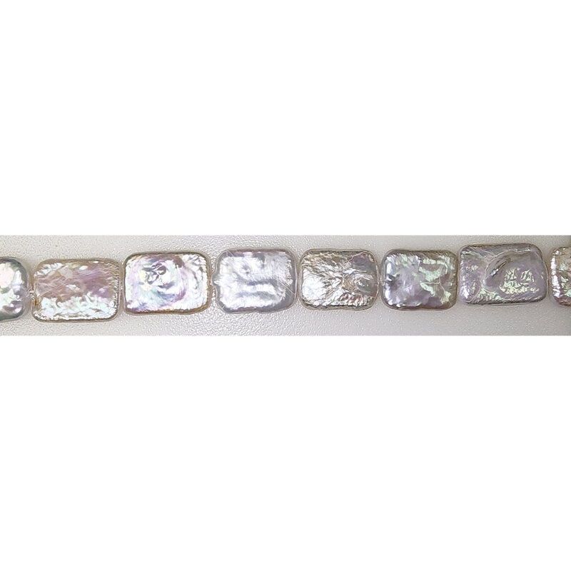 Rectangle Fresh Water Pearl 16" Strand