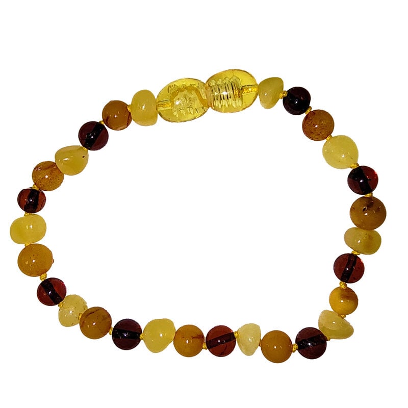 Yiwu Stones Amber Bracelet 6.5"