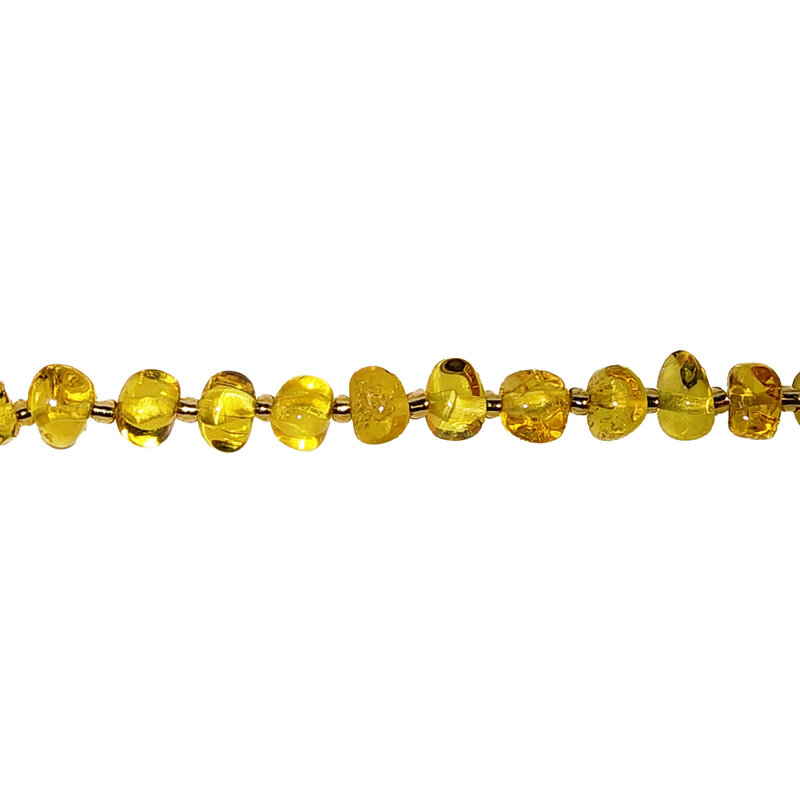 Amber Tumble 16" Strand approx.5mm