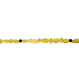 Amber Multi Shape 16" Strand