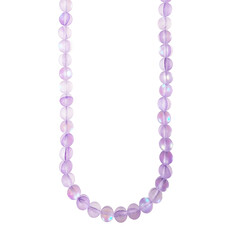 Bead World Matte Rainbow Mermaid Glass Beads 14"Strand