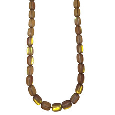 Matte Mystic Aura Quartz Tube Beads