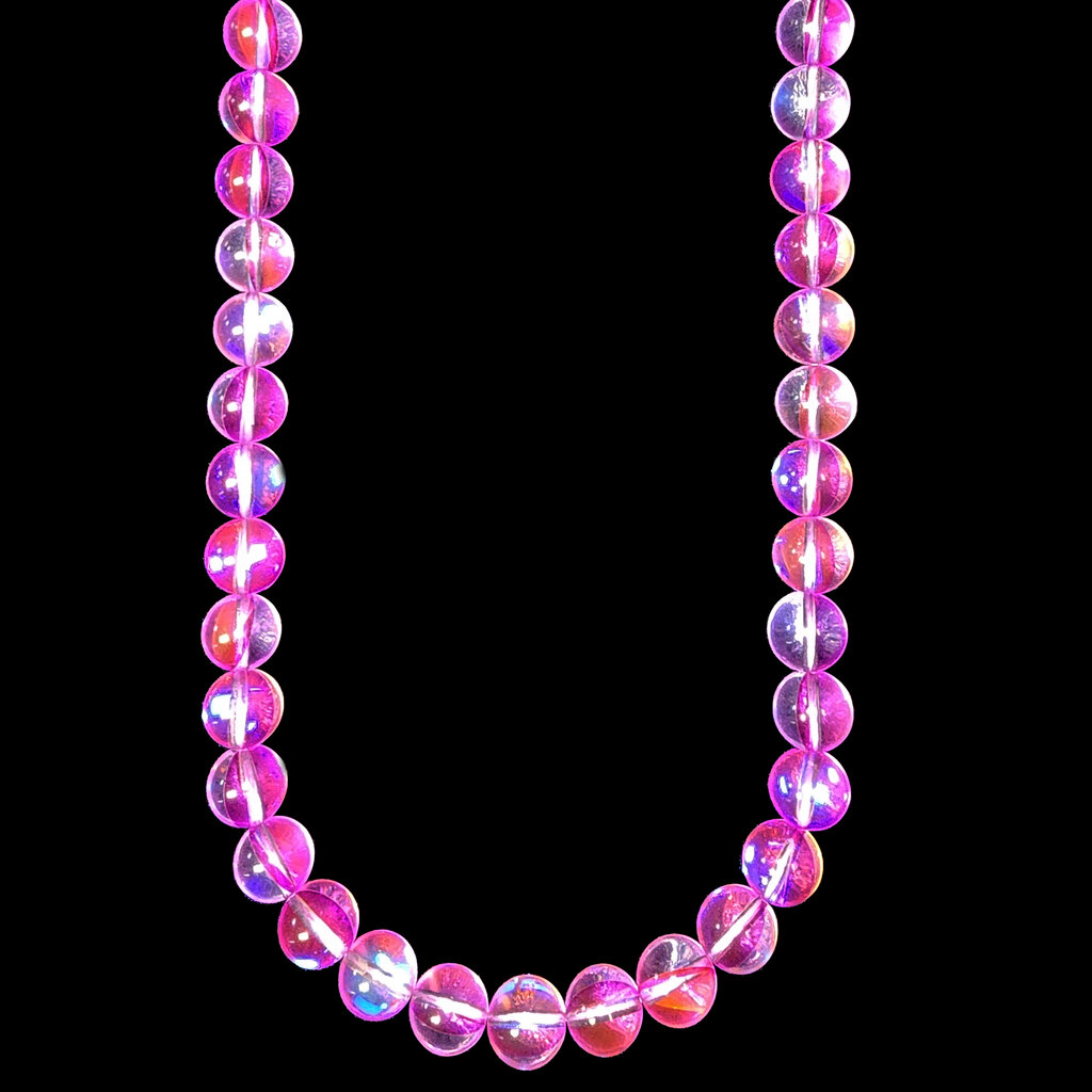 Bead World Rainbow Mermaid Glass Bead 15" Strand