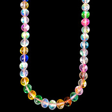 Bead World Rainbow Mermaid Glass Bead 15" Strand