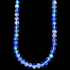 Bead World Rainbow Mermaid Glass Bead 15" Strand