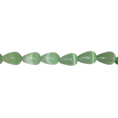 Cat Eye Beads Drop 16" Strand
