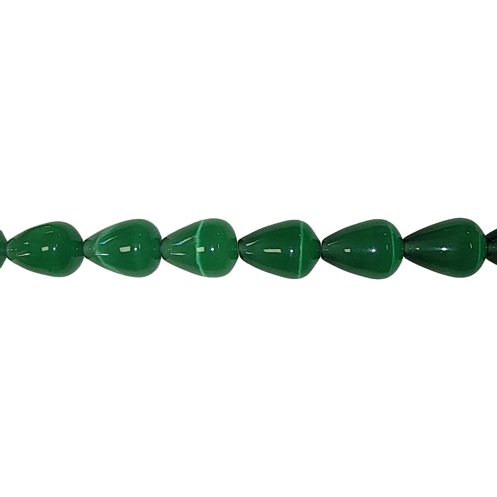 Cat Eye Beads Drop 16" Strand